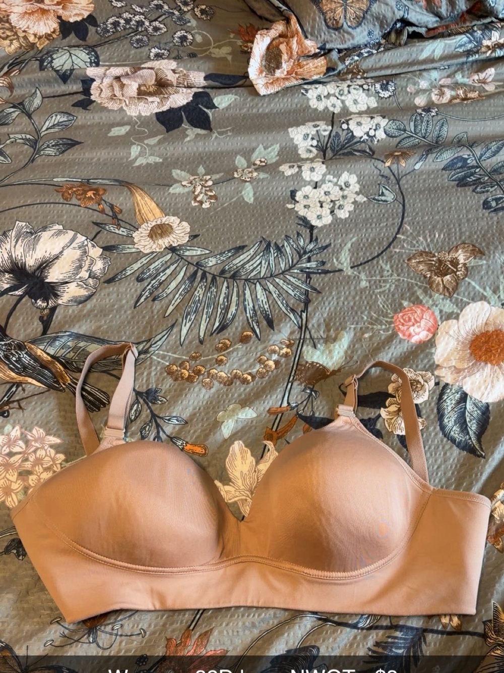 Warner's beige nude convertible strapless bra